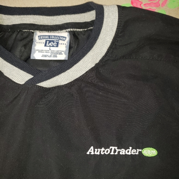 VINTAGE LEE CASUAL COLLECTION AUTO TRADER MEN'S LONG SLEEVE SHIRT SIZE L… - Picture 4 of 7